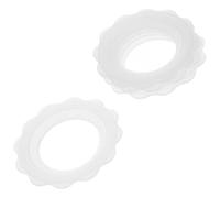 OFFIGAM Anneaux En Silicone Souple Antidérapants Protection Des Mamelons, Résistant à La Transpiration, Lot De 5, Grosse Taille, Confort Estival Pour Mamans Allaitantes, Protège-tétons Réutilisable