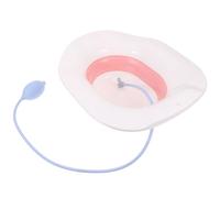 OFFIGAM Bain de Siège en Plastique Pliable Trou Anti-débordement et Surface Lisse, Bassin Postopératoire pour Femmes Enceintes et Soins Intimes Couleur Aléatoire