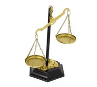 OFFIGAM Balance Décorative en Fer Design Moderne et Simple, Accessoire de Justice Élégant pour Décoration de Table et Bureau