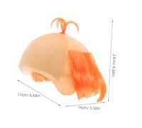 OFFIGAM Bald Wig For Men Realistic Bald Cap Cosplay Costume Wig Comfortable Breathable Reusable For Halloween Party And Funny Prank Videos