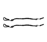 OFFIGAM Bande Élastique en Latex Noir 2pcs pour Entraînement Abdominal Facile à Utiliser et Élastique, pour Fitness à Domicile