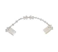 OFFIGAM Bandeau de Mariage Cristal avec Peigne Double Accessoire Élégant pour Cheveux de Mariée et Fêtes Décoration Durable Rhinestones