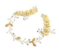 OFFIGAM Bandeau de Mariée Orné une Vigne pour Femmes et Filles Accessoire de Coiffure Brillant