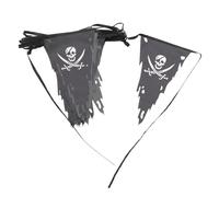 OFFIGAM Bannière Décorative D'halloween à Motif de Crâne en Polyester 9m pour Mur et Accessoires de Fête Thème Halloween