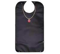 OFFIGAM Bavoir Adulte en Polyester Lavable, Protecteur de Vêtements Léger et Pliable Design à Bouton, Repas des Personnes Âgées