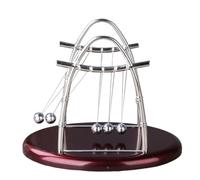 OFFIGAM Berceau de Newton Grand Modèle Cinétique à Cinq Balles Décoration de Bureau Éducative pour Apprentissage Dynamique et Équilibre Énergétique