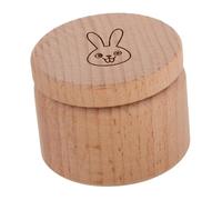 OFFIGAM Boîte à Souvenirs de Dents de Lait en Bois pour Garçons et Filles Mignon Garde des Dents Perdues et Cheveux Bébé