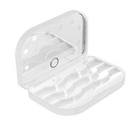 OFFIGAM Boîte De Rangement Des Cils Cas De Stockage De Cils Fouetter Extension De Cils Organisateurs Faux Devoir Étui De Rangement Pour Cils Copain Kit De Cils Miroir Blanche Plastique