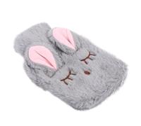 OFFIGAM Bouillotte Électrique Chauffante Rechargeable en Pvc et Peluche, Garde Chaud Efficacement, pour L'hiver, Longue Durée et Design Mignon Peluche