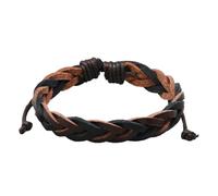 OFFIGAM Bracelet Tressé pour Homme en Cuir, Célébration Halloween | Style Simple et Noble, Cordon Ajustable, Look Rétro pour Père et Mari, Présent Anniversaire