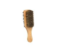 OFFIGAM Brosse à Barbe Double-face Pour Hommes Brosse De Coiffage Portable Avec Poignée Idéale Pour Entretien Soigné Barbe