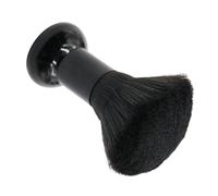 OFFIGAM Brosse à Cheveux Noire Portable pour Coiffeur avec Manche Plastique Balai à Cou Doux pour Nettoyage Rapide des Cheveux Outil de Coiffure Pratique pour Salon et Usage Personnel