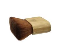 OFFIGAM Brosse Coupe Cheveux Avec Base Bois Large Nylon Souple Brosse Casse Cheveux Pour Salon De Coiffure Nettoyage Doux Et Contour Cou