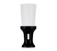 OFFIGAM Brosse de Coupe de Cheveux et Plumeau de Coiffeur Taille Plate Noir pour Professionnel Coiffure Homme Usage Salon Nettoyage Cou