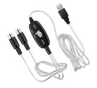 OFFIGAM Câble USB vers pour Compatible Plupart des Ordinateurs en Cuivre Puce Haute Performance et D'instruments Électroniques