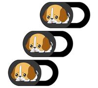 OFFIGAM Cache-Objectif de Webcam Coulissant 3pcs en Abs pour Ordinateur Portable, Protection Anti-piratage, Ultra Fin, Confidentialité Lors des Photos