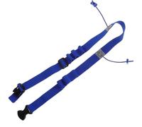 OFFIGAM Ceinture de Course à Pied Bleue en Polyester, Légère et Facile à Porter, pour Marathon et Compétitions Sportives, Transition Rapide et Confortable