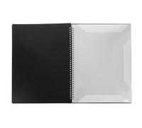 OFFIGAM Classeur à Fiches A4 pour Partitions de Musique, Dossier Compact 20 Pages en Pp et Alliage D'aluminium, pour Bureau et Conférences