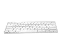 OFFIGAM Clavier Hébreu sans Fil Ultra-Fin Multifonction pour Bureau Et Voyage, Clavier Silencieux Grand Format Compatible Ordinateur Portable Et Pc, Blanc