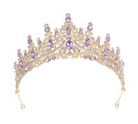 OFFIGAM Couronne de Mariage Cristal Tiare de Luxe de Accessoire pour Mariages
