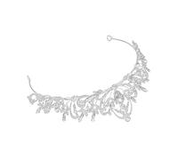 OFFIGAM Couronne De Mariée Vintage Pour Cheveux De Mariée Accessoire De Fête Et Engagement
