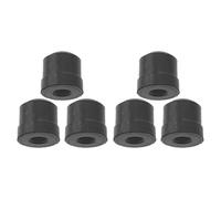 OFFIGAM Couvercles D'Extrémité De Trombone 6 Pièces En Caoutchouc Protection Anti-Bruit Pour Coulisse 1.10X1.10X0.40Cm Partie D'Instrument