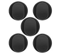 OFFIGAM Crochets Adhésifs Support Mural Multifonctionnel Élégant Lot de 5 pour Voiture en Pp Noir pour Organiser Petits Objets la Voiture