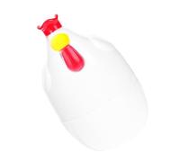 OFFIGAM Cuiseur à Œufs Pratique et Conserve L'humidité pour -ondes en Plastique Blanc Forme Poussin Mignon Facile à Utiliser pour Œufs Durs ou Vapeur