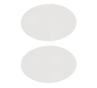 OFFIGAM Disques de Papier Filtre Ronds pour Applications Scientifiques et Chimie Générale 47 Mm, 2 Packs en Papier Blanc, Rétention des Particules pour Laboratoire