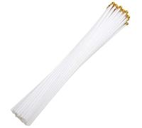 OFFIGAM Ensemble de 100 Mâts pour Drapeau Portatif en Plastique Fragile, Pratique à Transporter Remise de Diplôme et Autres Occasions