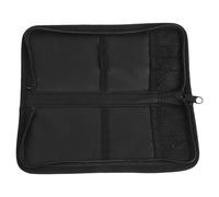 OFFIGAM Étui à Pinceaux Peinture en Tissu Oxford Noir, Grosse Capacité Étanche Multiples Compartiments pour Pinceaux, pour Artistes et Étudiants en Dessin