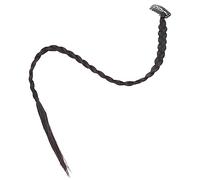 OFFIGAM Extension De Queue De Cheval Tressée Longue 4pcs Synthétique Marron Noir Pour Femmes Accessoire Coiffure Naturelle Tissée Clip Facile à Porter Usage Quotidien