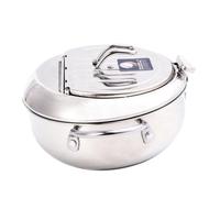 OFFIGAM Friteuse Domestique avec Thermomètre et Mini Poêle à pour Cuisinière à Induction et Gaz