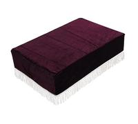 OFFIGAM Housse De Velours pour Banc De Piano avec Design à Franges Coussin Décoratif Lavageable pour Fauteuil De Piano Vintage Protège-matériel Élégant pour Tabouret De Bar