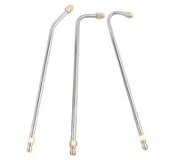 OFFIGAM Kit 3 Pièces de Lances Courtes en Acier Inoxydable pour Nettoyeur Haute Pression avec Buses et Tige de Gouttière, pour Nettoyage Haute Pression en Ambiance Estivale