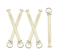 OFFIGAM Kit de Réparation 5 Ensembles Faciles à Installer pour Éventail Pliant Rivets Lavande Adaptés aux Ventilateurs à Main Trou D'axe de 3 Mm