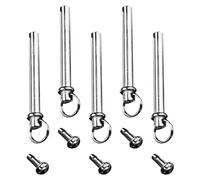 OFFIGAM Kit de Réparation 5 Sets Rivets D'axe pour Ventilateur Pliant en Acier Inoxydable Argenté Portable et Léger Accessoire pour Réparation Précise