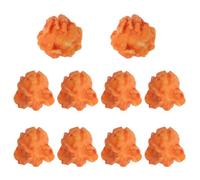 OFFIGAM Lot de 10 Breloques Popcorn en Résine Réaliste 1:1 Légères et Polyvalentes pour Création de Bijoux DIY et Accessoires Artisanaux Décoratifs