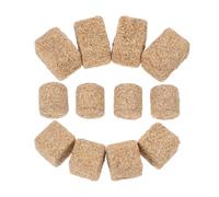 OFFIGAM Lot de 12 Mini Bottes De Foin en Bois pour Décoration De Table Maison De Poupée Balles De Foin Paille Réaliste Petit