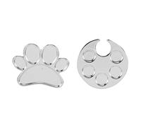 OFFIGAM Lot De 2 Palettes De Nail Art Pour Ongles, Plaque De Couleur En Alliage, Légère Et Facile à Nettoyer, Taille Optimale, Pour Artistes Et Manucure Professionnelle, Utilisation Salon De Beauté