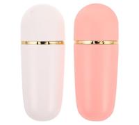 OFFIGAM Lot de 2 Rouleaux Absorbants Visage en Pierre, Contrôle Sébum, Rouleau Matifiant Compact Blanc et Rose, Nettoyage Profond des Pores, Soin Visage Portable pour Peaux Sensibles