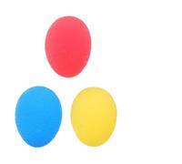 OFFIGAM Lot de 3 Balles D'exercice en Tpr Forme Œuf pour Rééducation Main, Renforcement Doigts et Soulagement du Stress par Exercices Physiques