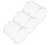 OFFIGAM Lot de 3 Tamis à Thé en Verre pour Infusion Filtre à Thé 1000ml Compatible Accessoires pour Théière Filtration Fine D'après-midi
