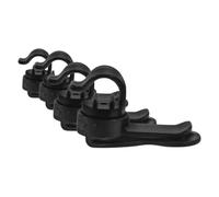 OFFIGAM Lot de 4 Clips Magnétiques pour Tube de Poche à Eau, Clips Autobloquants en Abs Légers et Résistants, Accessoires pour Paquet à Dos de Camping et Hydratation en Plein Air,