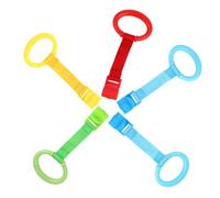 OFFIGAM Lot de 5 Anneaux de Traction pour Bébé Outils d'Apprentissage Marche Anneaux Suspendus pour Berceau Sécurisés et Confortables pour Débuter à Se
