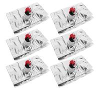 OFFIGAM Lot de 6 Sachets à Vin avec Bec Verseur, Capacité 2l, Légers et Faciles à Nettoyer, pour Fêtes et Rassemblements Quotidiens