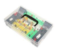 OFFIGAM Matériel Pédagogique de Physique et Kit Électricité pour Étudiants, Design Portable en PVC, Compact et Facile à Transporter pour Apprentissage Pratique en ouleur Aléatoire