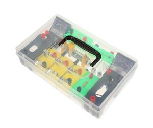 OFFIGAM Matériel Pédagogique de Physique et Kit Électricité pour Étudiants, Design Portable en PVC, Compact et Facile à Transporter pour Apprentissage Pratique en ouleur Aléatoire