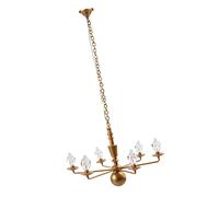 OFFIGAM Mini Lampe Suspendue Lumineuse pour Micro Paysage Décoration de Maison de Poupée Matériau Sûr et Fiable Ambiance Réaliste Accessoire DIY Modèle de Plafonnier Miniature