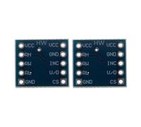 OFFIGAM Module Potentiomètre Numérique X9c104 2pcs pour Capteur D'équilibre de Pont, Résistance Totale 100k Ohm, Polymère, Réglage Facile pour Balance Électronique
